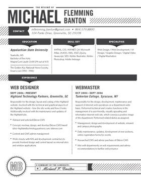 Example resume